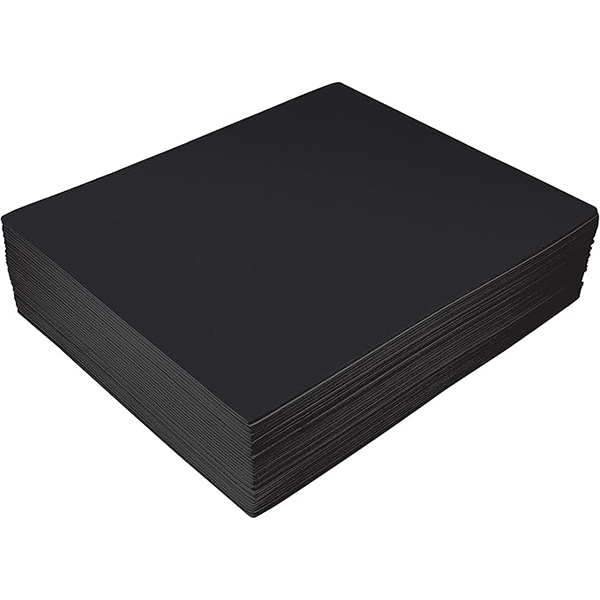Embroidery 3D Foam Black - 65D 2mm 11"x11"