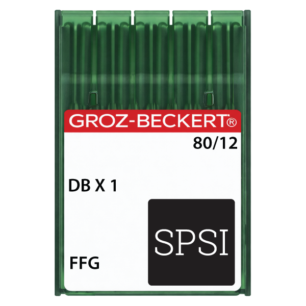 Groz-Beckert DBX1 80/12 FFG - Light Ball Point - Standard Eye 100ct Needles