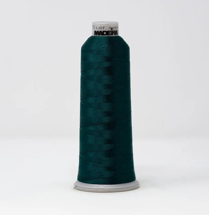 Madeira Polyneon 1985 Deep Rain Forest Embroidery Thread 5500 Yards