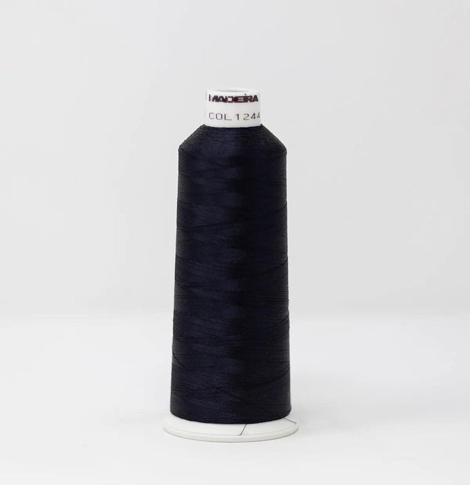 Madeira Rayon 1244 Darkest Night Embroidery Thread 5500 Yards