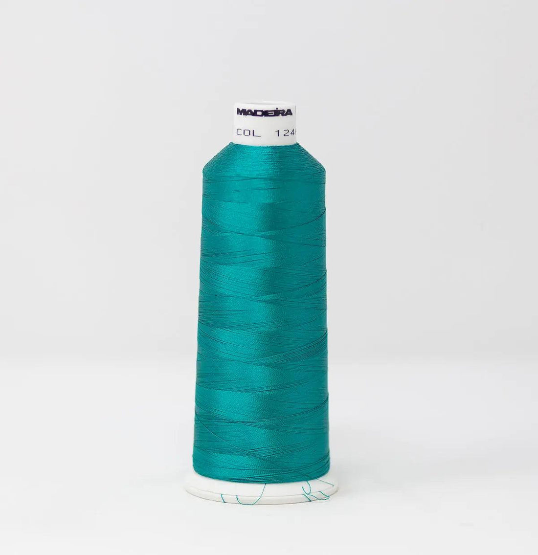 Madeira Rayon 1246 Teal Green Embroidery Thread 5500 Yards