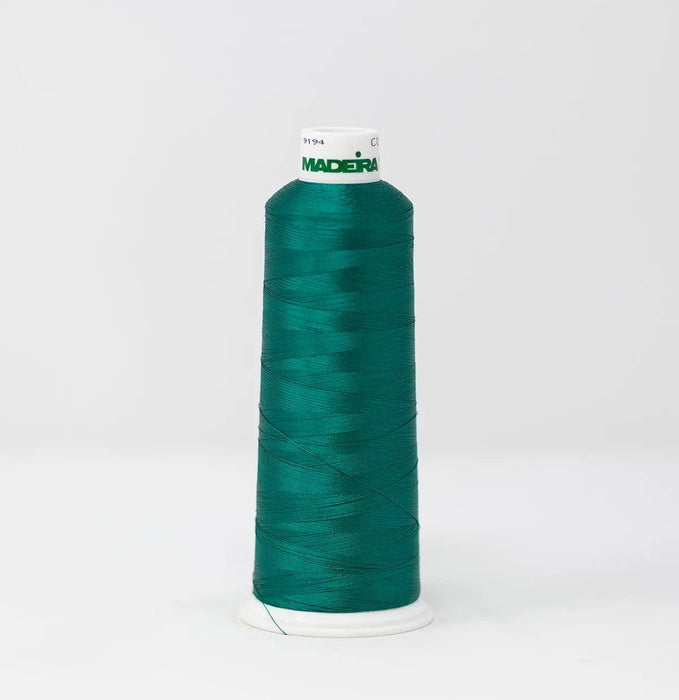 Madeira Rayon 1284 Emerald Sea Embroidery Thread 5500 Yards Madeira