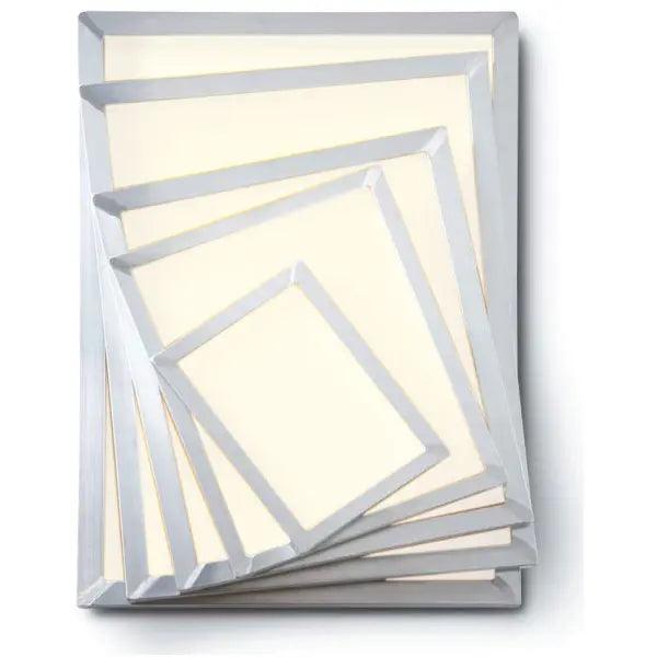 NT 23X31 OD 156 White Mesh Alum Frame