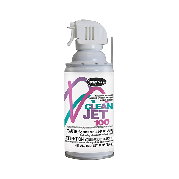 Sprayway Clean Jet 100 Lint and Dust Remover - 10oz