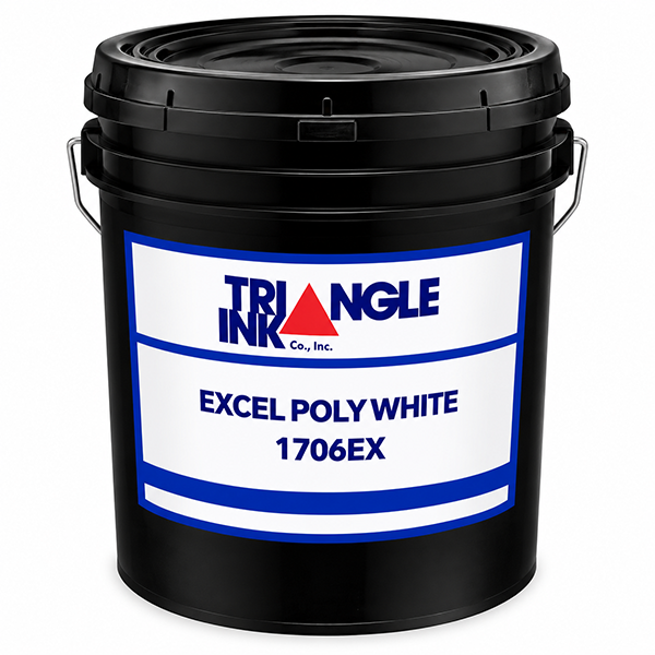 Triangle Ink 1706 Excel Poly White - 5 Gallon