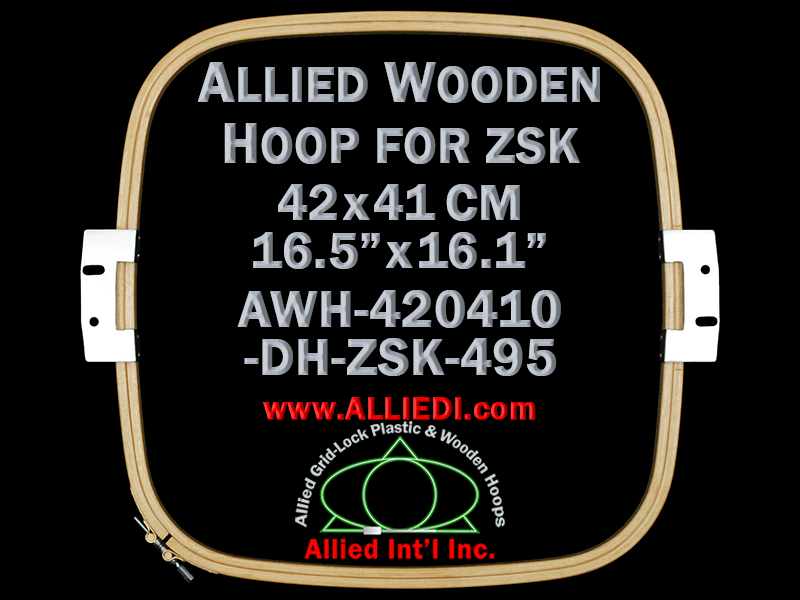 EMB ZSK Wood Hoop-495mm Field-420mmx 410mm