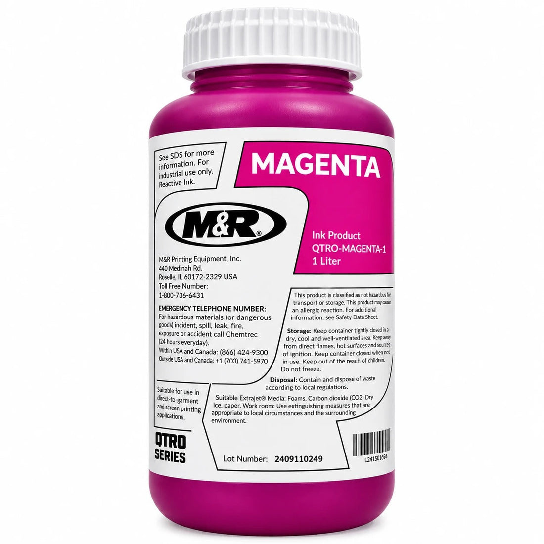 M&R Quatro DTF Magenta Ink 1 Liter